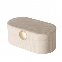 Кутия за бижута 10х13см Caja беж голяма